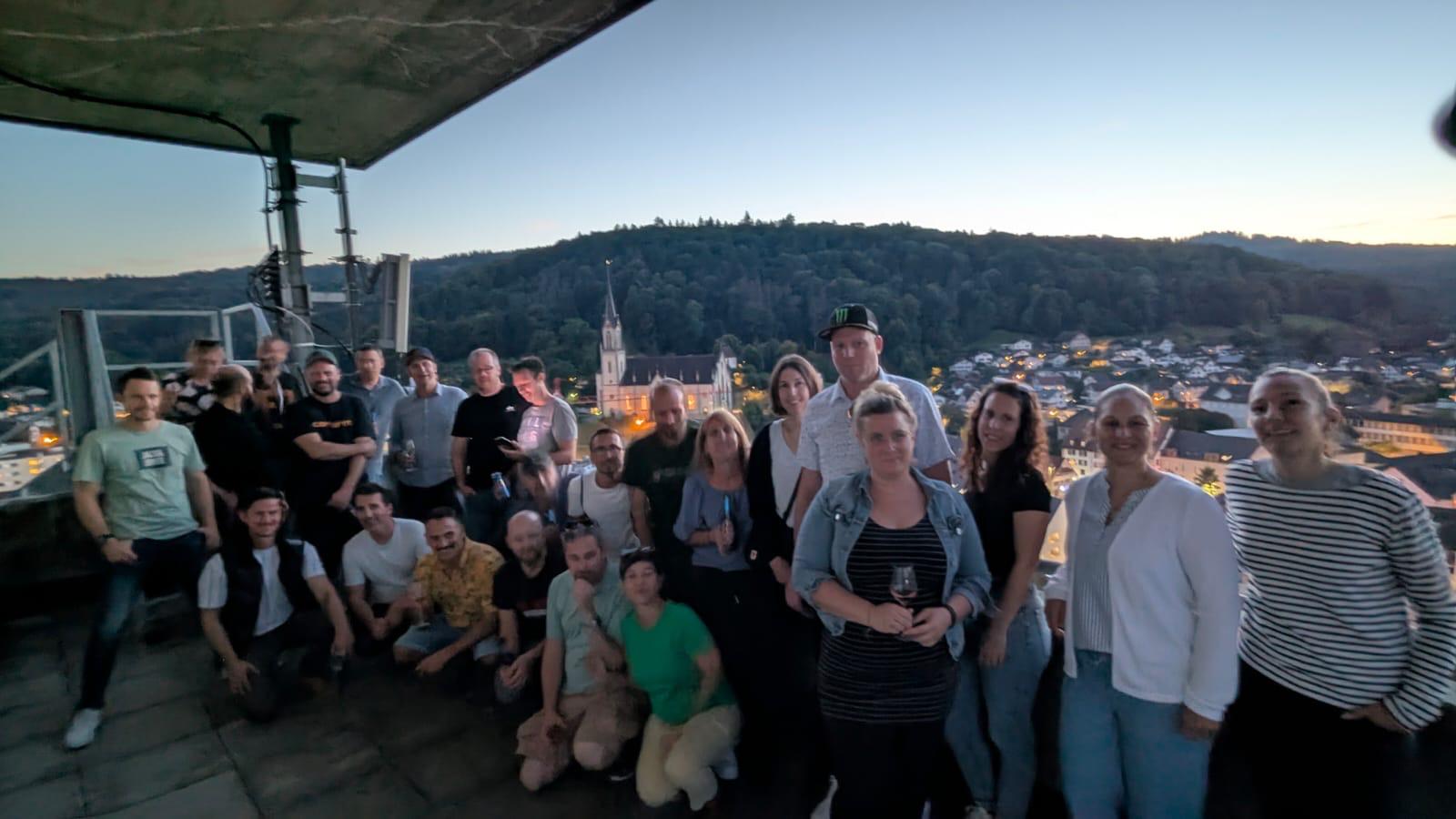 Vereinsfoto Dachterrasse